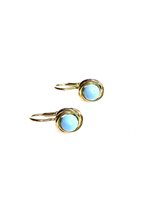 Orecchini Stocco Gioielli Donna in Oro Turchese ORS 14 - ORS 14
